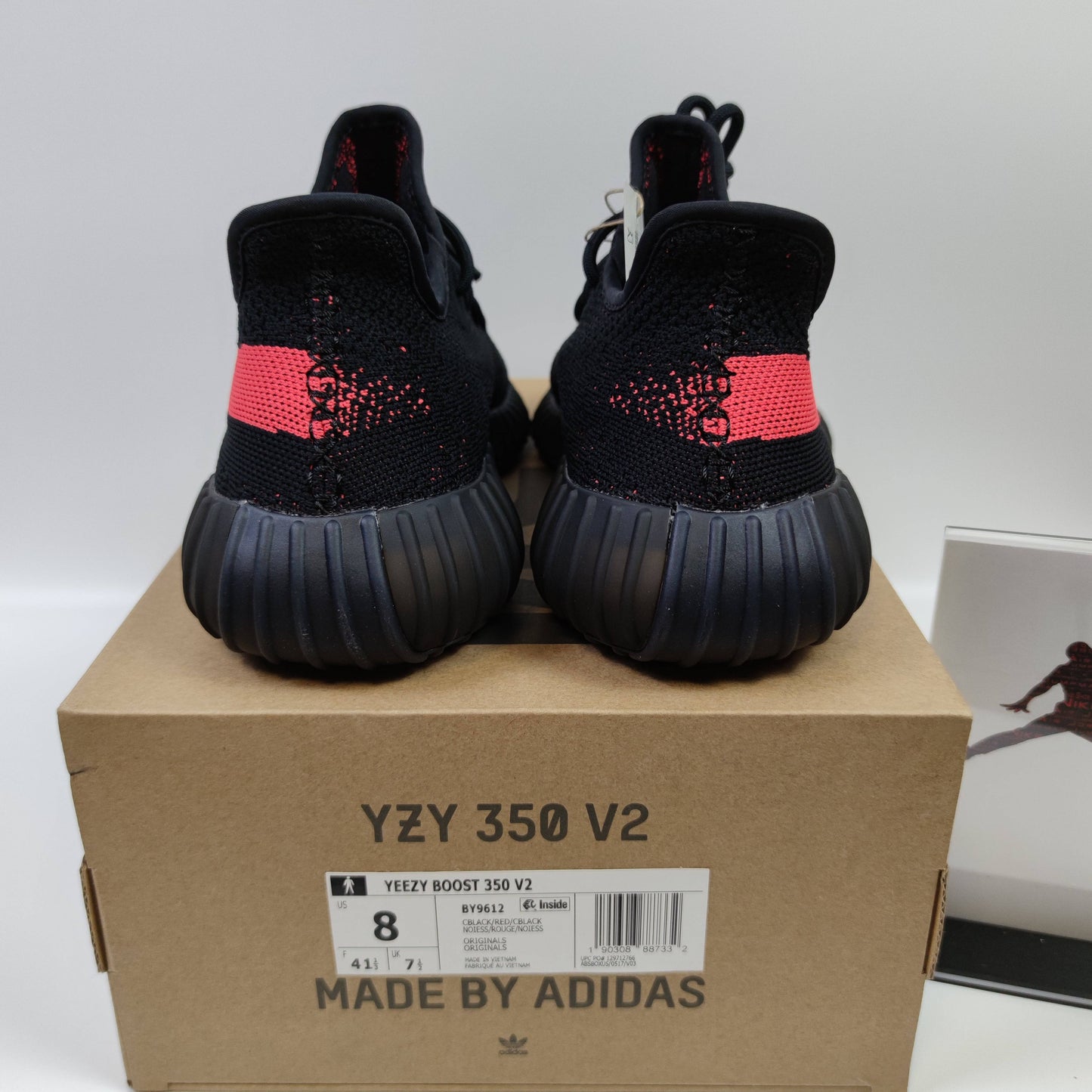 Adidas Originals Yeezy Boost 350 V2 Core Black Red BY9612-2022 - Fashion Sneaker1818