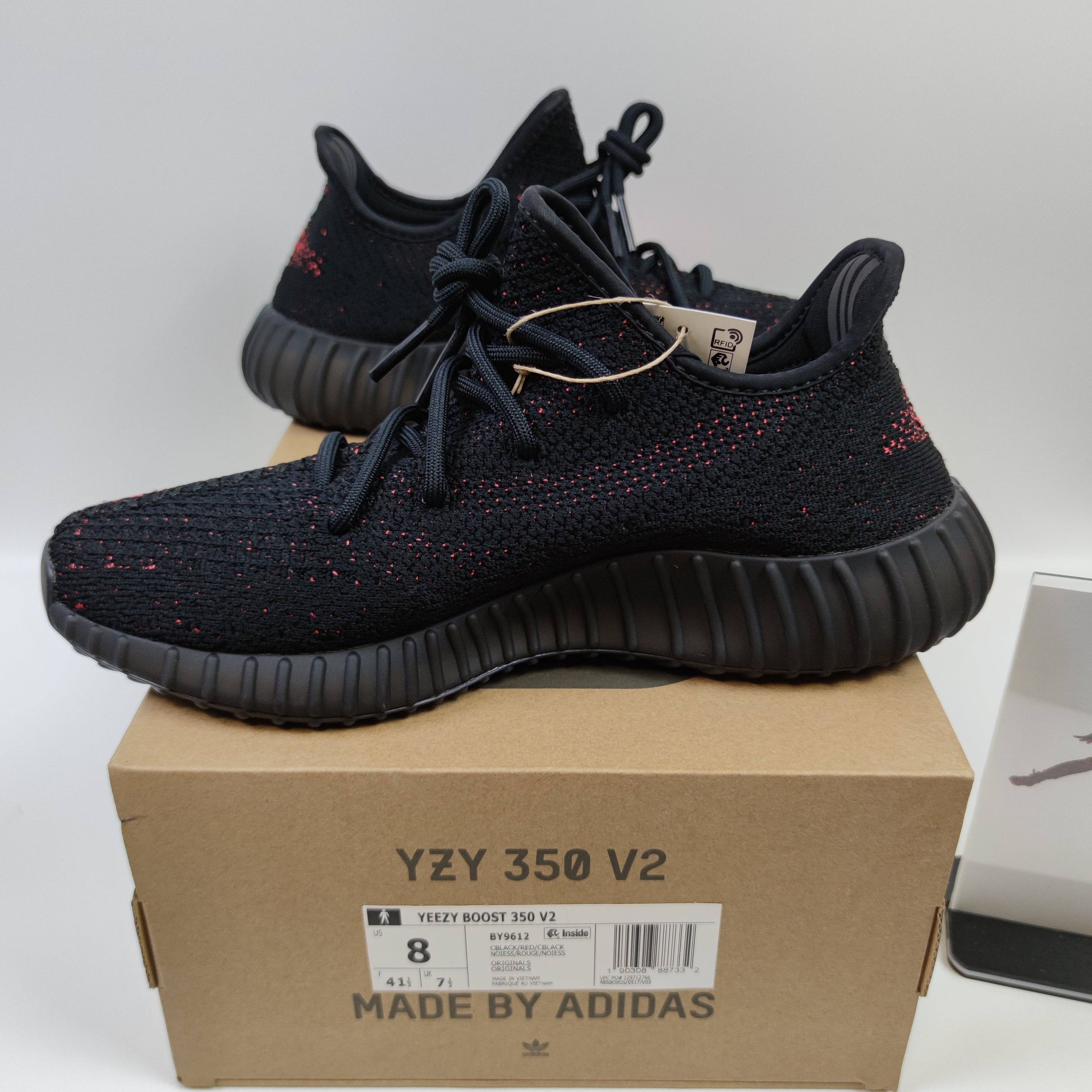 Adidas Originals Yeezy Boost 350 V2 Core Black Red BY9612-2022 - Fashion Sneaker1818
