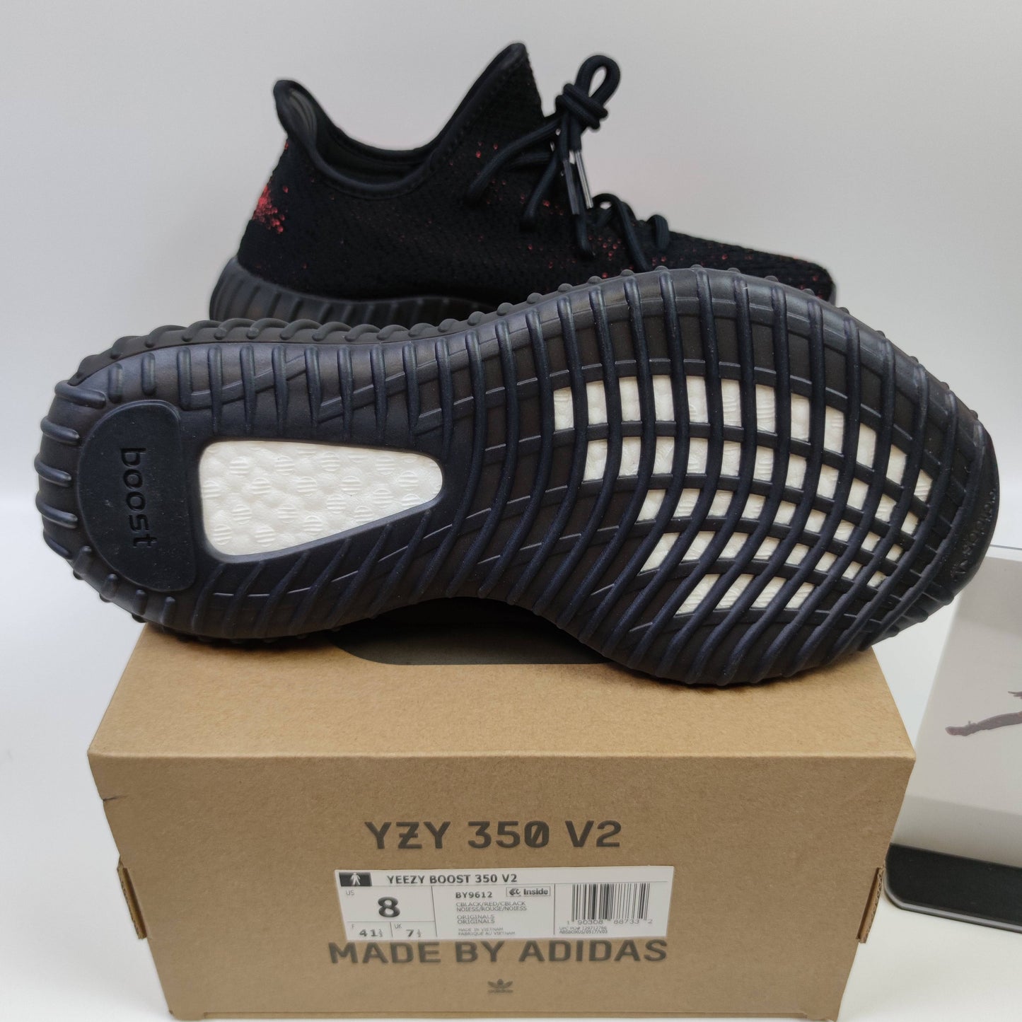 Adidas Originals Yeezy Boost 350 V2 Core Black Red BY9612-2022 - Fashion Sneaker1818