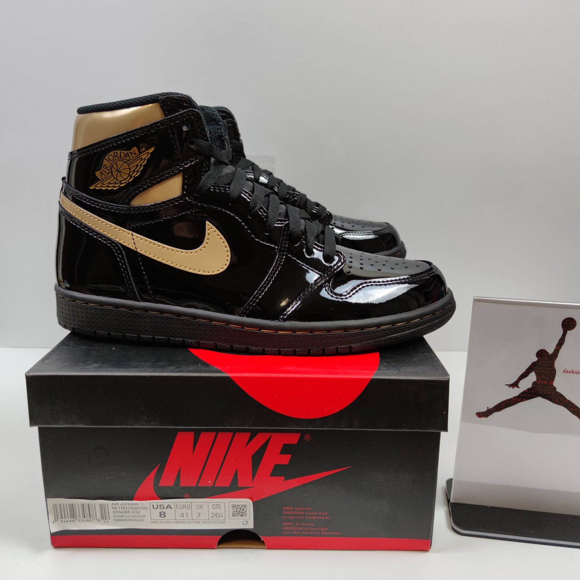 Air Jordan 1 Retro High OG "Black Gold" 555088-032 - Fashion Sneaker1818