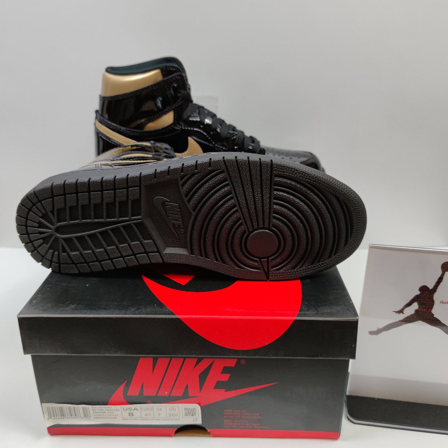 Air Jordan 1 Retro High OG "Black Gold" 555088-032 - Fashion Sneaker1818