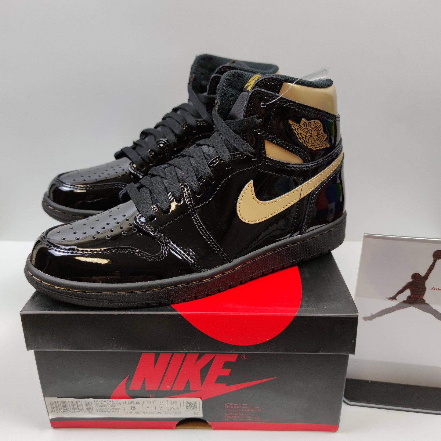 Air Jordan 1 Retro High OG "Black Gold" 555088-032 - Fashion Sneaker1818