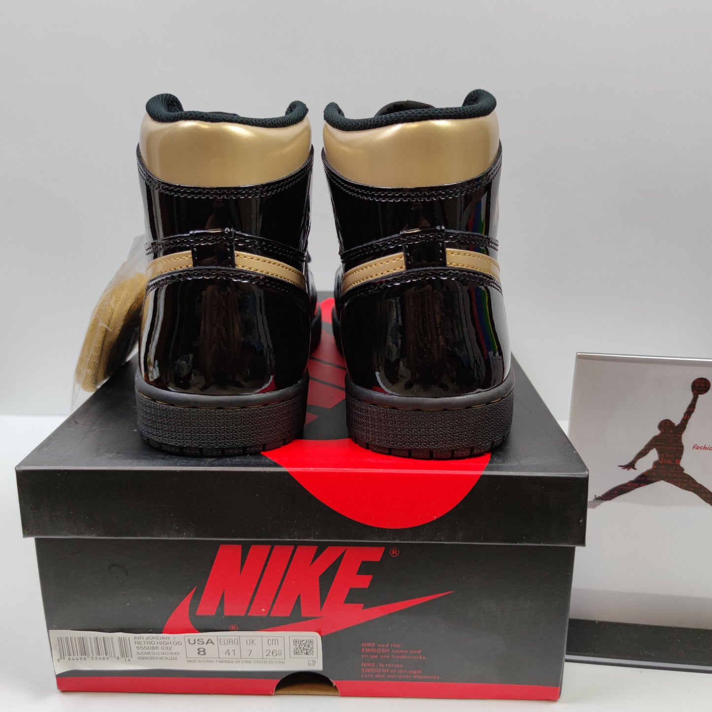 Air Jordan 1 Retro High OG "Black Gold" 555088-032 - Fashion Sneaker1818