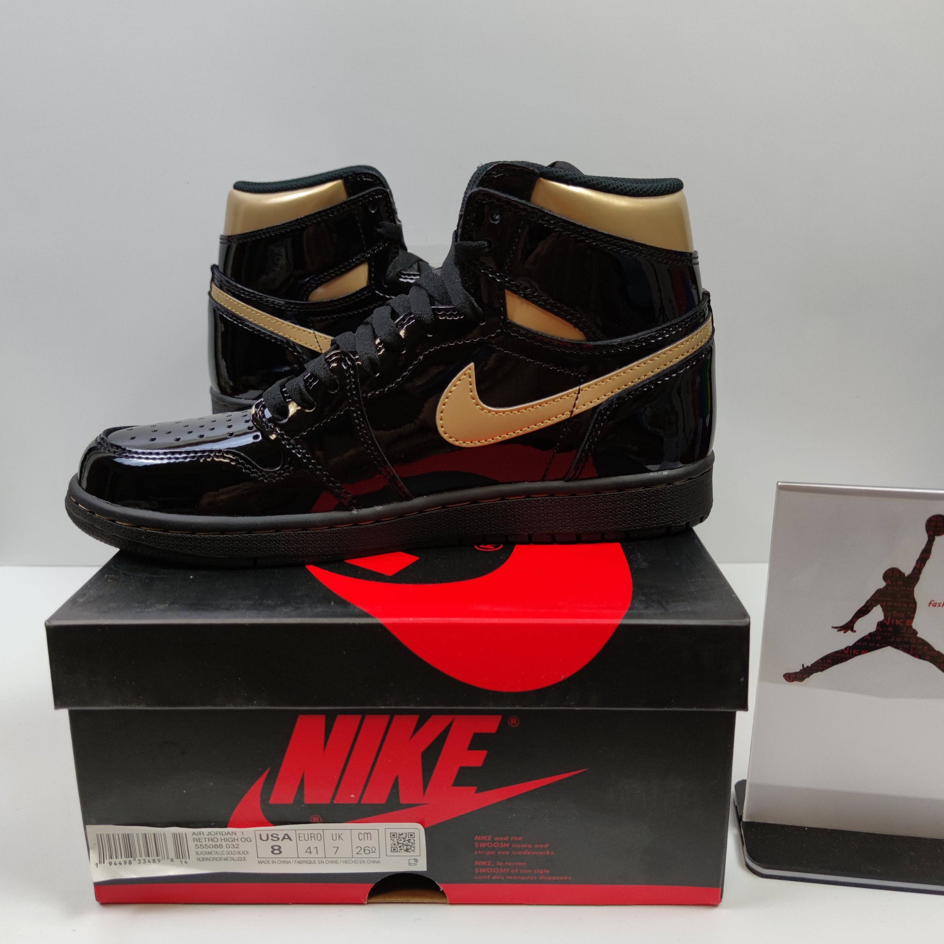 Air Jordan 1 Retro High OG "Black Gold" 555088-032 - Fashion Sneaker1818