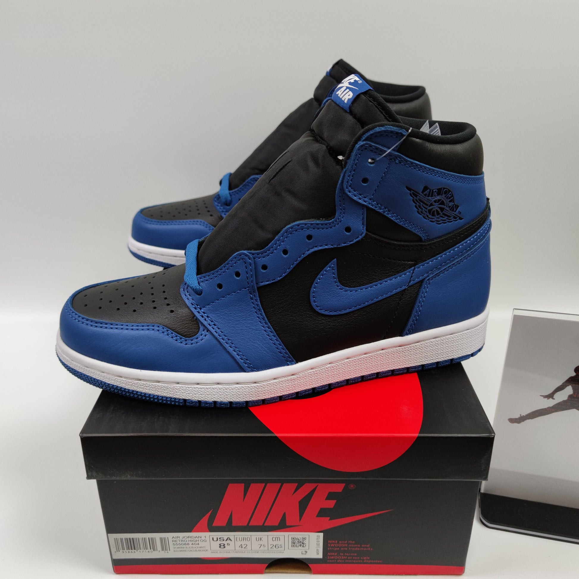 Air Jordan 1 Retro High OG "Dark Marina Blue" 555088-404 - Fashion Sneaker1818
