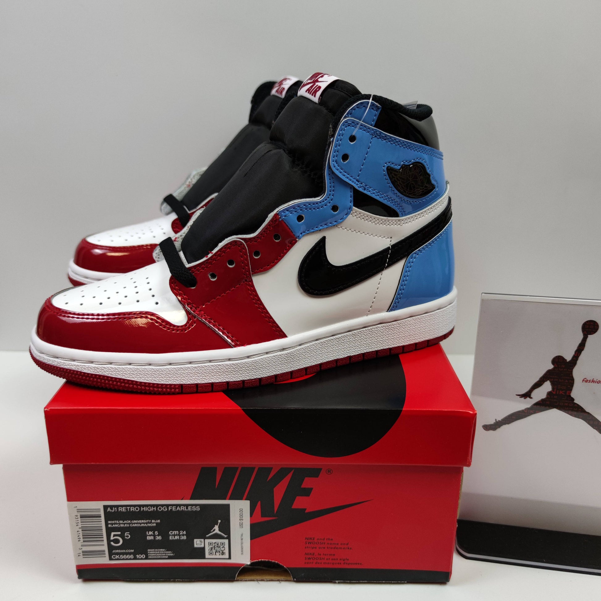 Air Jordan 1 Retro High OG Fearless UNC Chicago CK5666-100 - Fashion Sneaker1818