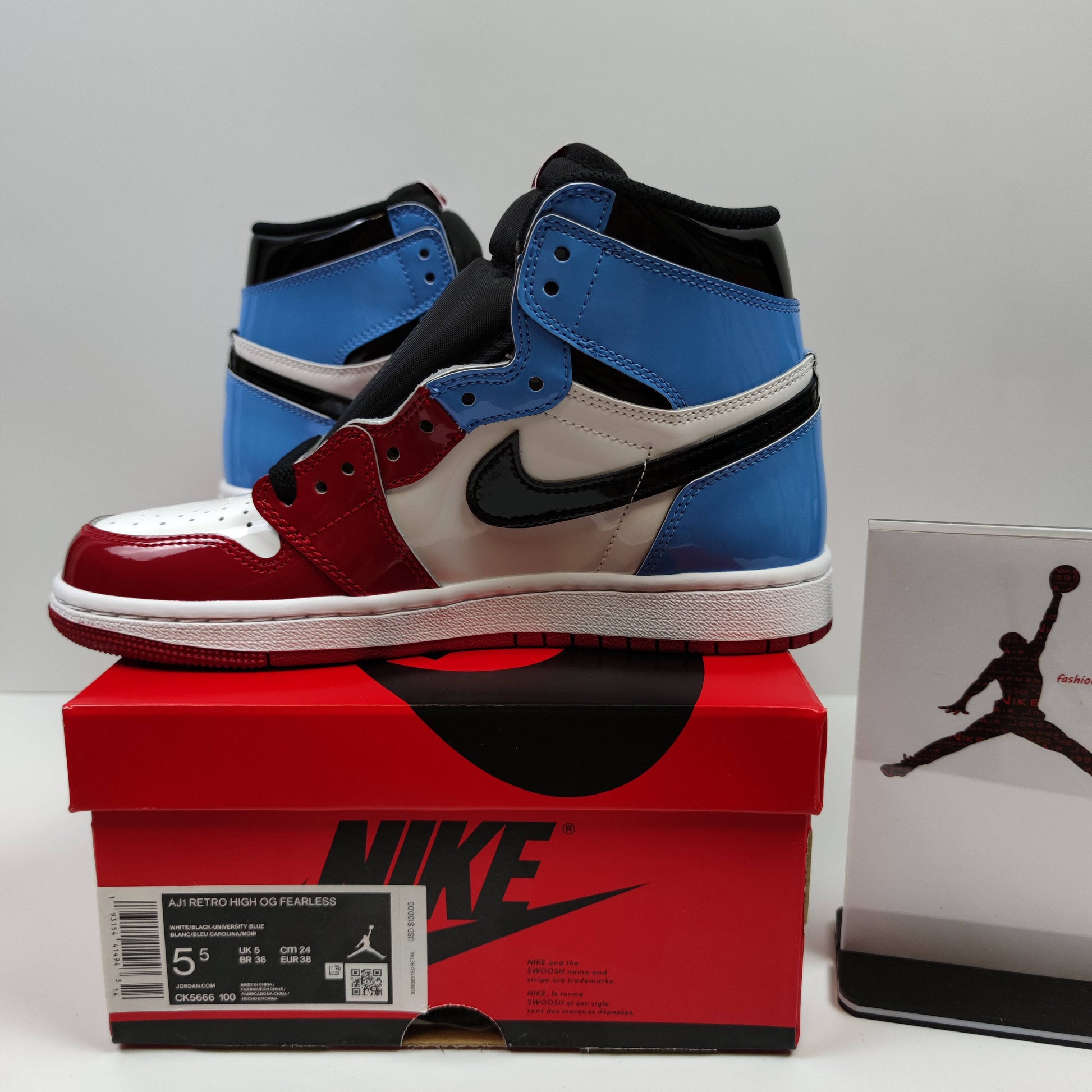 Air Jordan 1 Retro High OG Fearless UNC Chicago CK5666-100 - Fashion Sneaker1818