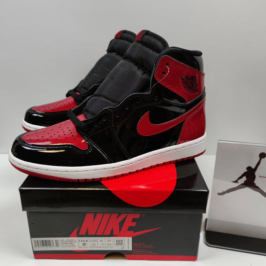 Air Jordan 1 Retro High OG "Patent Bred" 555088-063 - Fashion Sneaker1818
