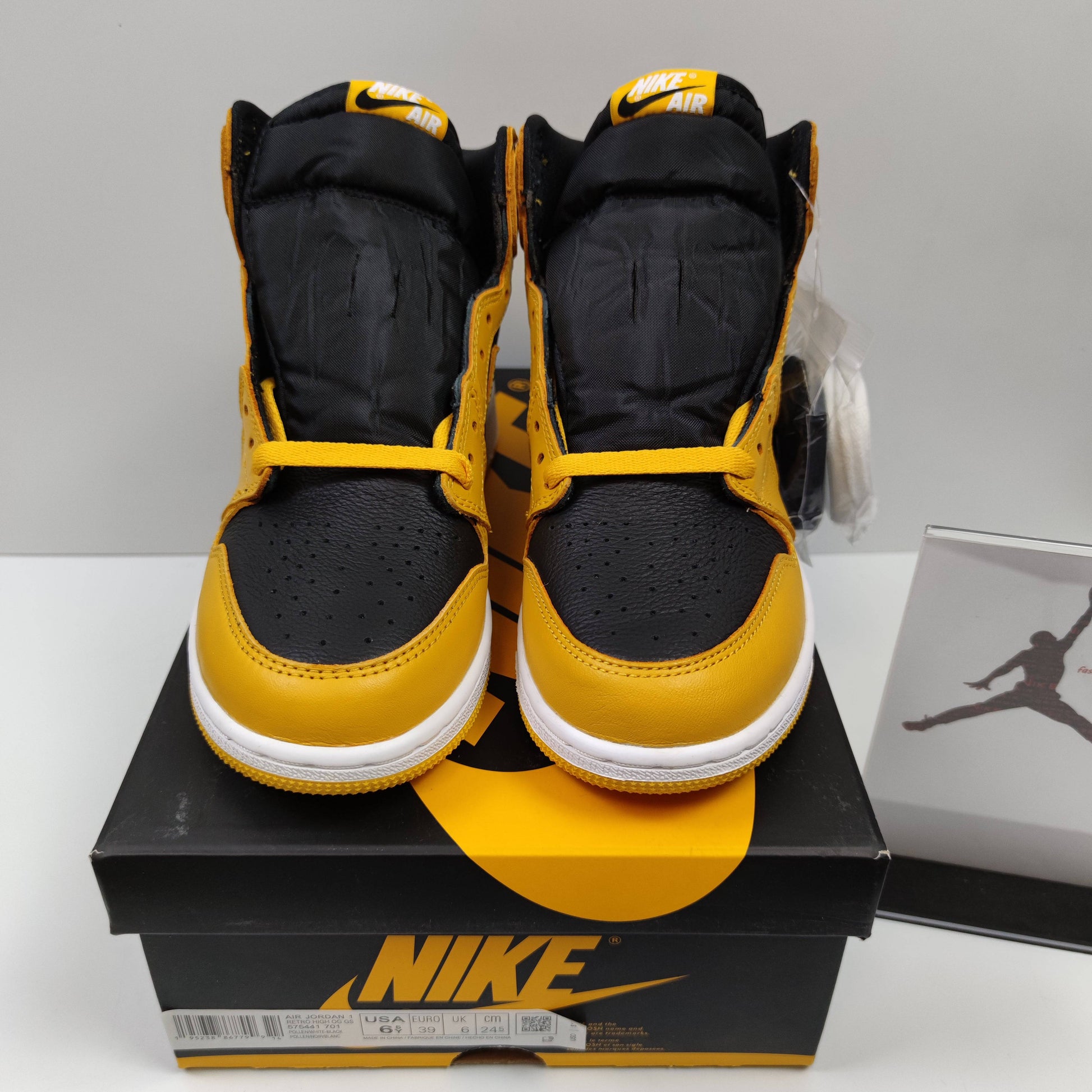 Air Jordan 1 Retro High OG "Pollen" (GS) 575441-701 - Fashion Sneaker1818