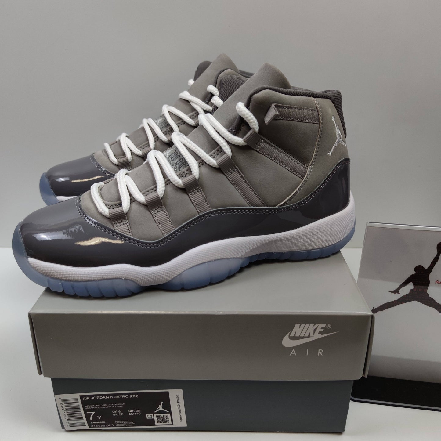 Air Jordan 11 Retro (GS) "Cool Grey" 378038-005 - Fashion Sneaker1818