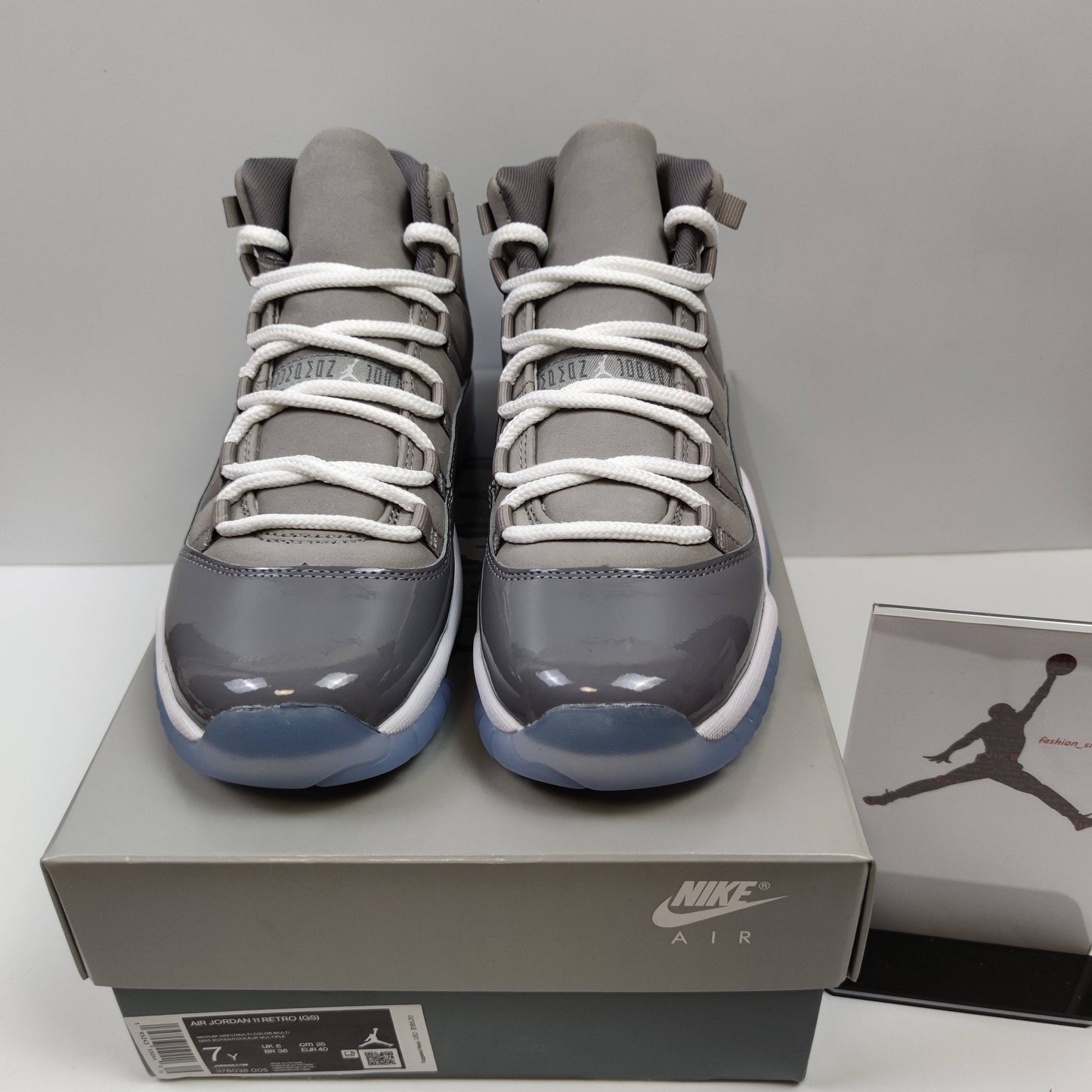 Air Jordan 11 Retro (GS) "Cool Grey" 378038-005 - Fashion Sneaker1818