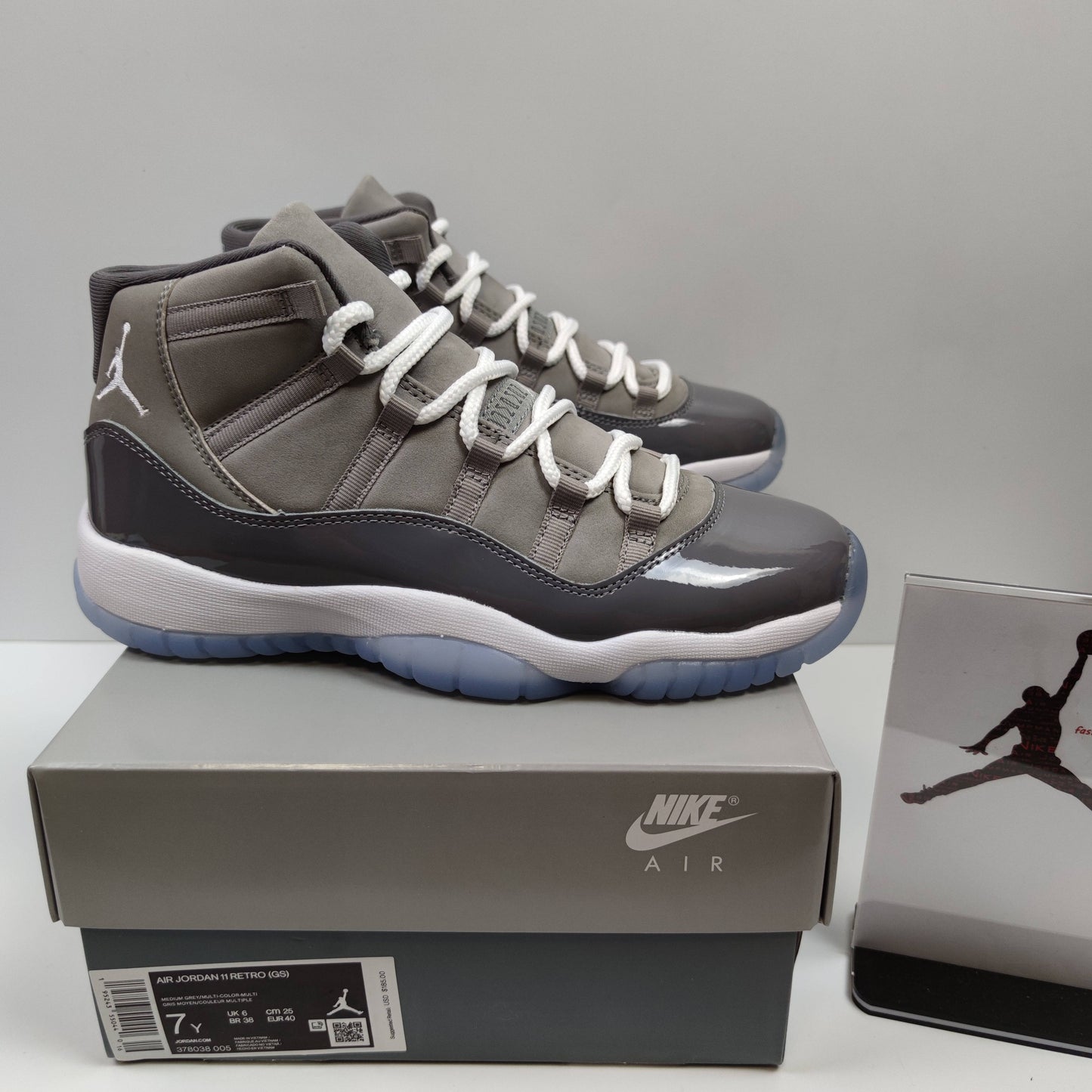 Air Jordan 11 Retro (GS) "Cool Grey" 378038-005 - Fashion Sneaker1818