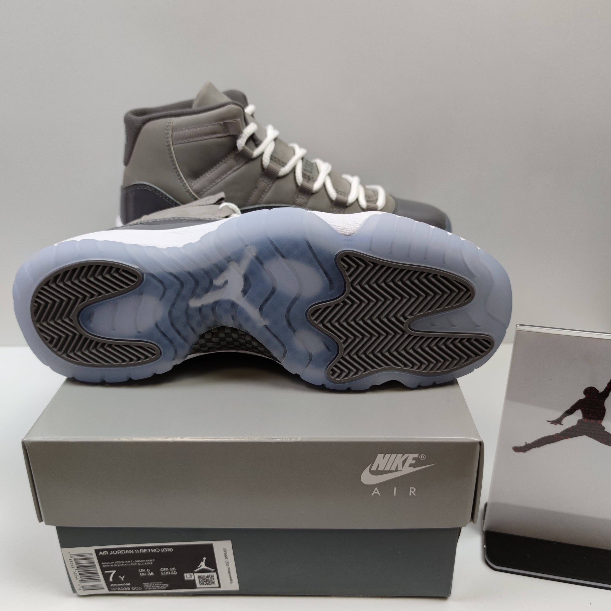 Air Jordan 11 Retro (GS) "Cool Grey" 378038-005 - Fashion Sneaker1818
