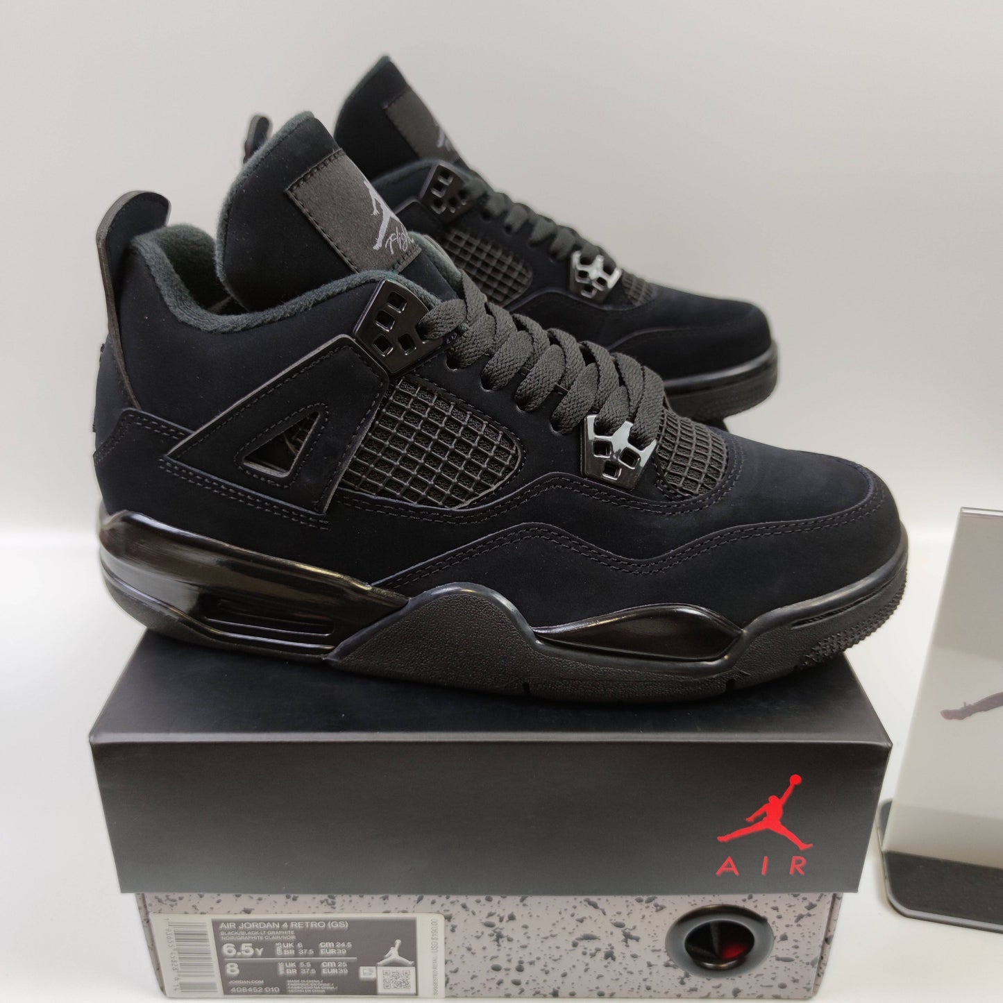 Air Jordan 4 "Black Cat" (GS) 408452-010 - Fashion Sneaker1818