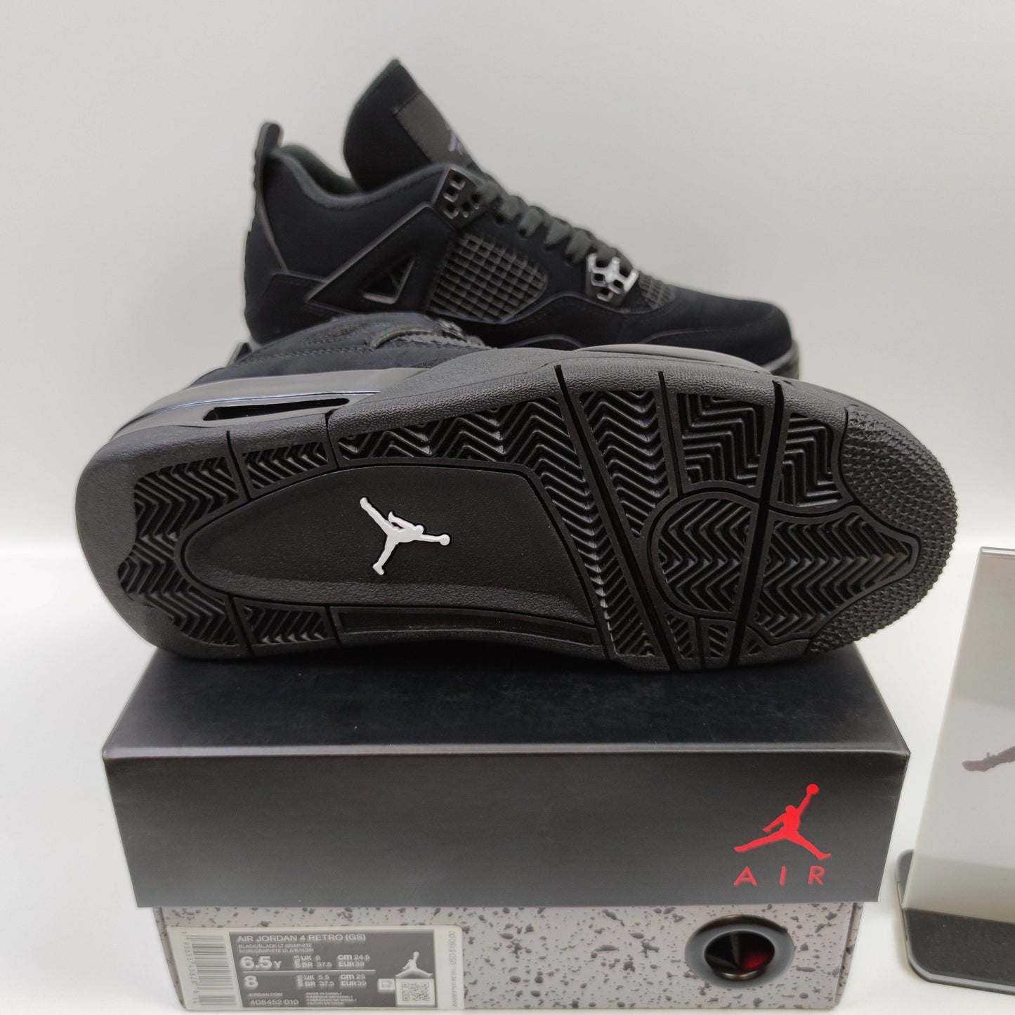 Air Jordan 4 "Black Cat" (GS) 408452-010 - Fashion Sneaker1818