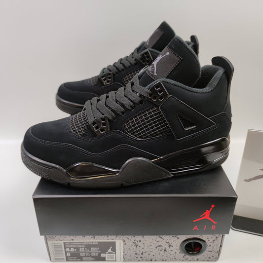 Air Jordan 4 "Black Cat" (GS) 408452-010 - Fashion Sneaker1818