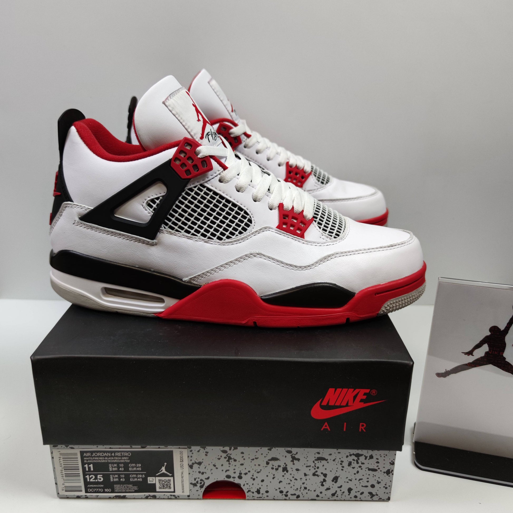 Air Jordan 4 Retro "Fire Red" DC7770-160 - Fashion Sneaker1818