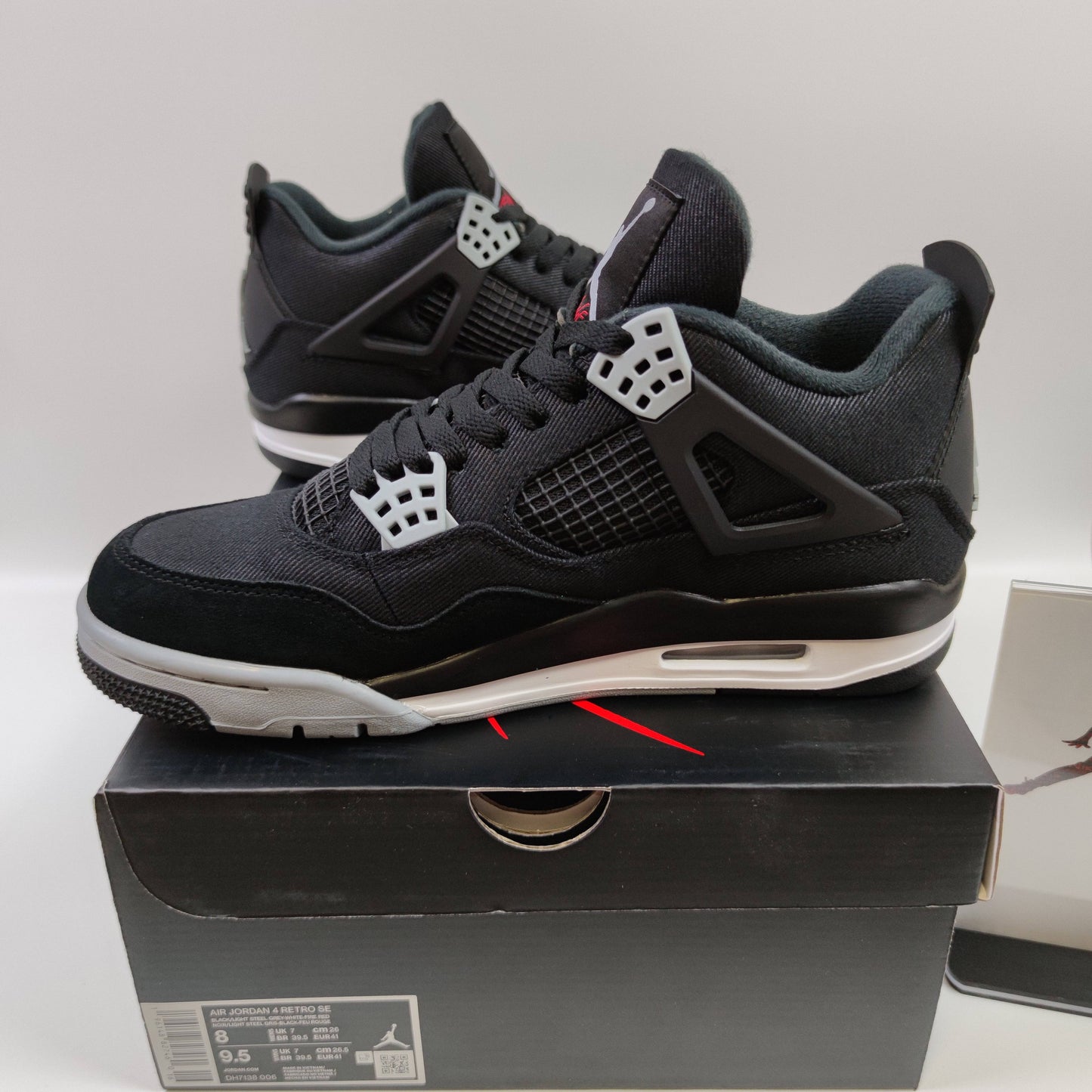 Air Jordan 4 Retro SE "Black Canvas" DH7138-006 - Fashion Sneaker1818