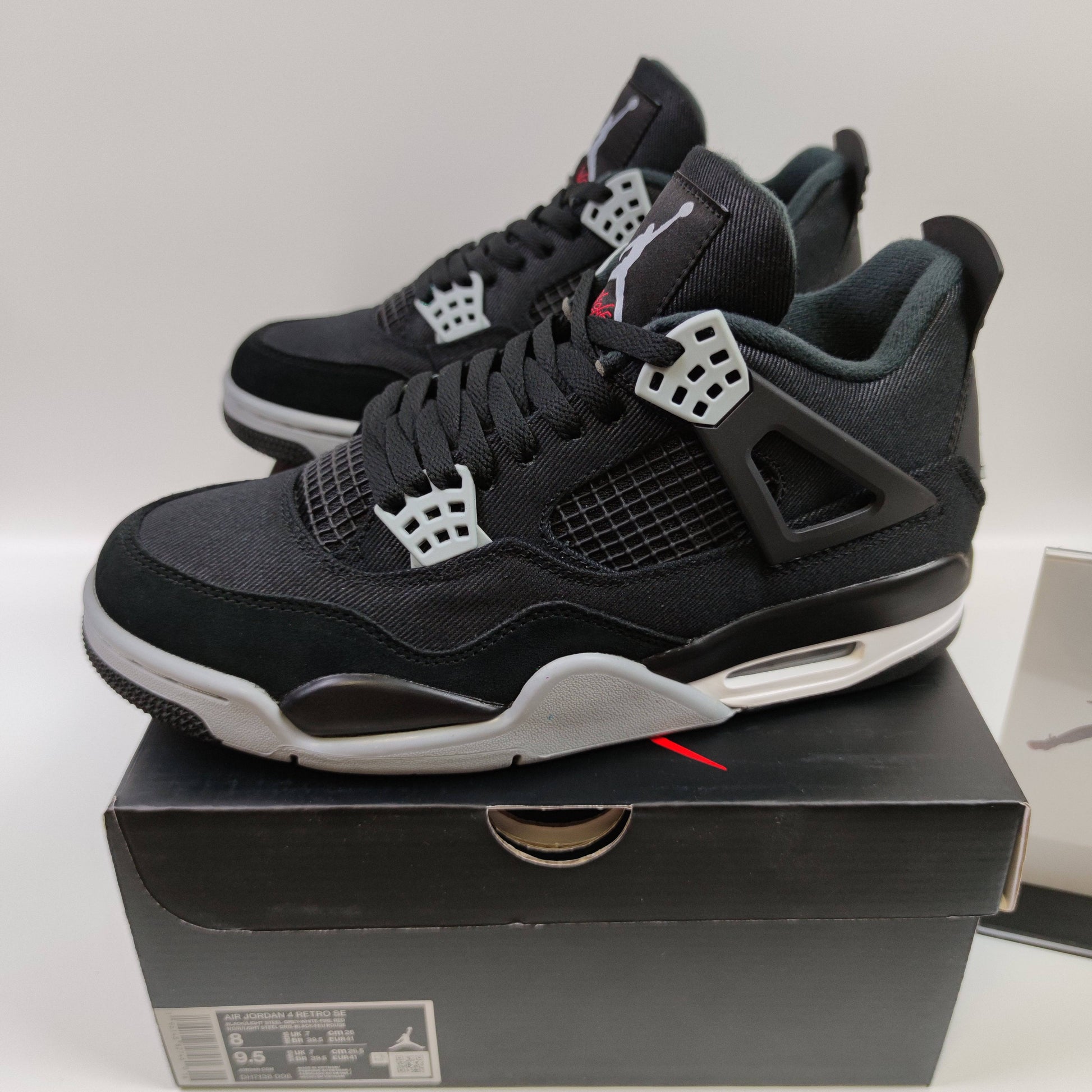 Air Jordan 4 Retro SE "Black Canvas" DH7138-006 - Fashion Sneaker1818