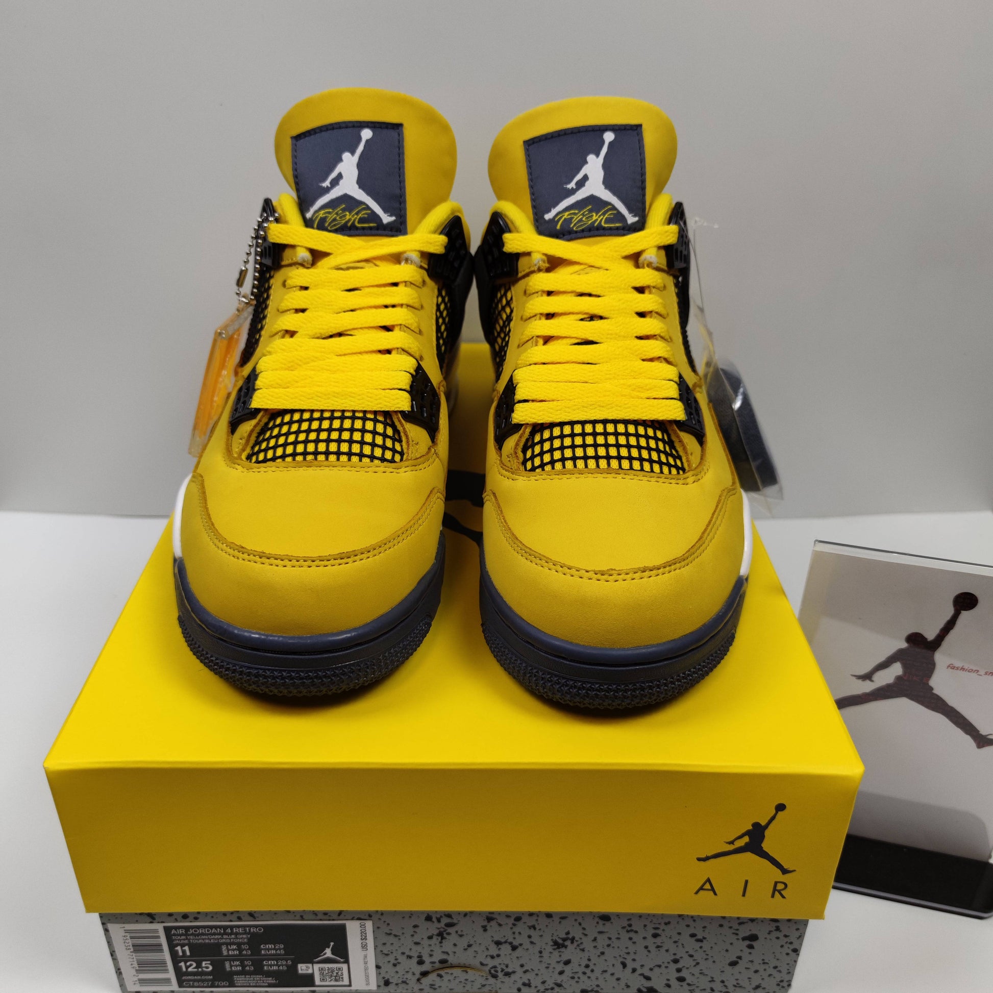 Air Jordan 4 Retro "Tour Yellow" CT8527-700 - Fashion Sneaker1818