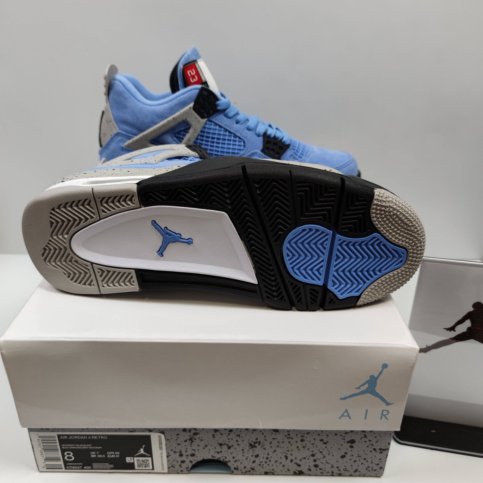 Air Jordan 4 Retro "University Blue" CT8527-400 - Fashion Sneaker1818