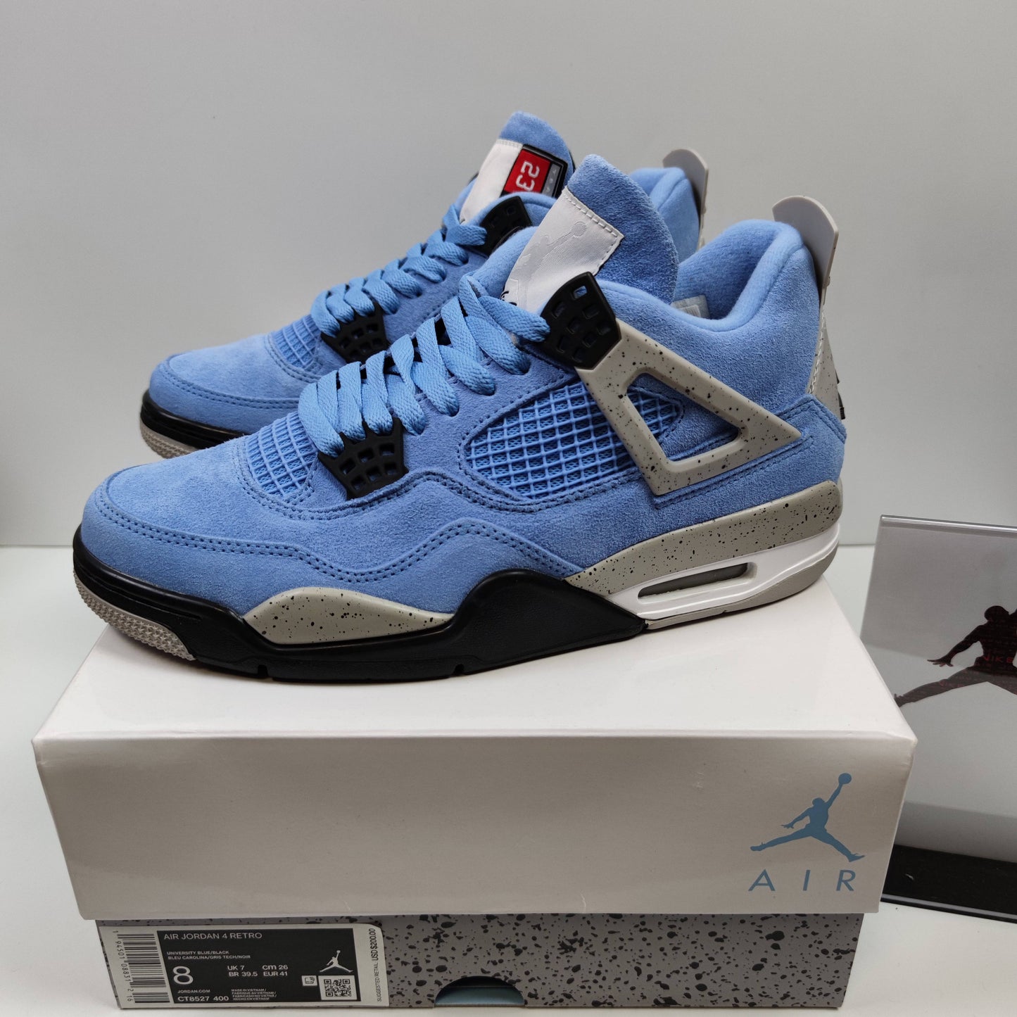 Air Jordan 4 Retro "University Blue" CT8527-400 - Fashion Sneaker1818
