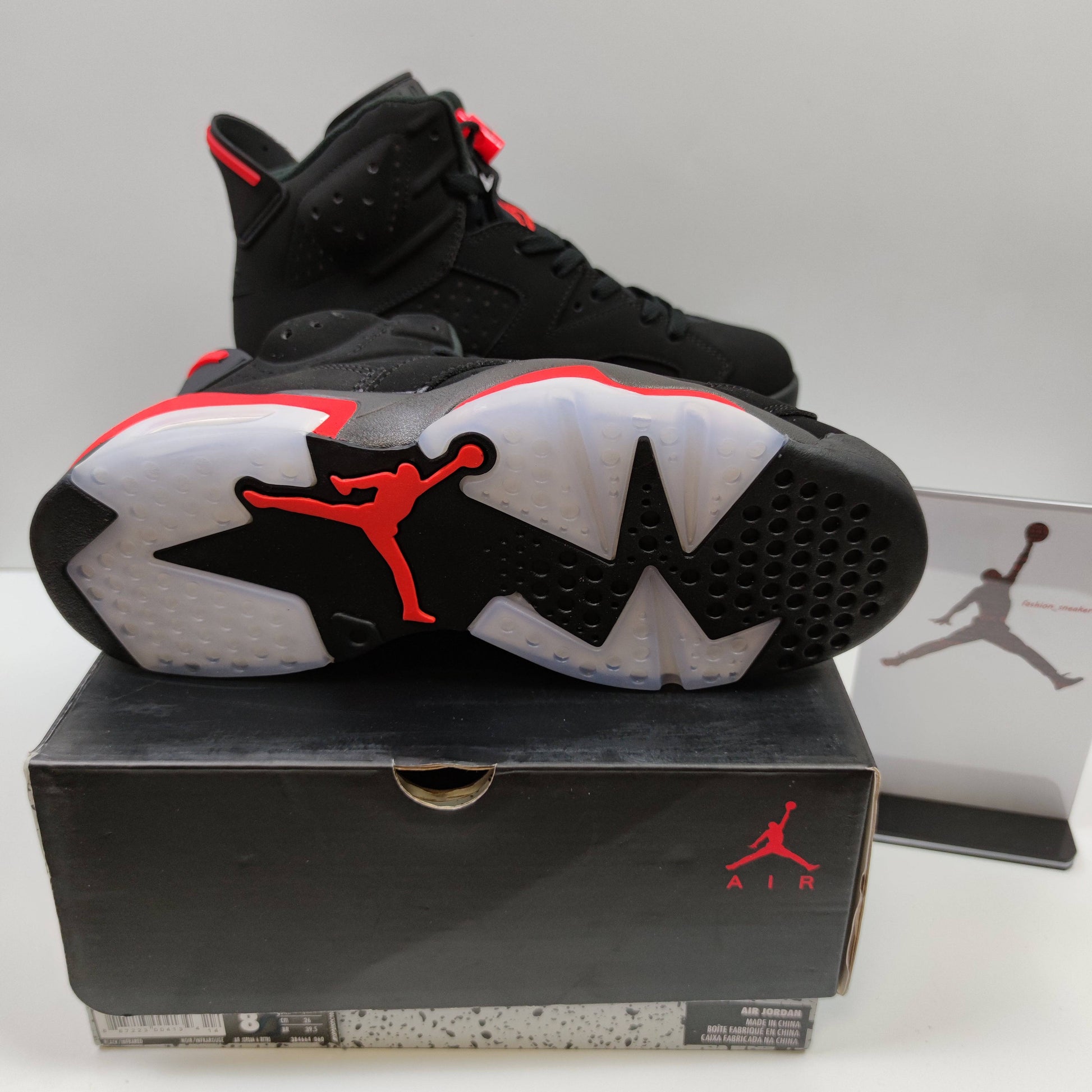 Air Jordan 6 Black Infrared 384664-060 - Fashion Sneaker1818