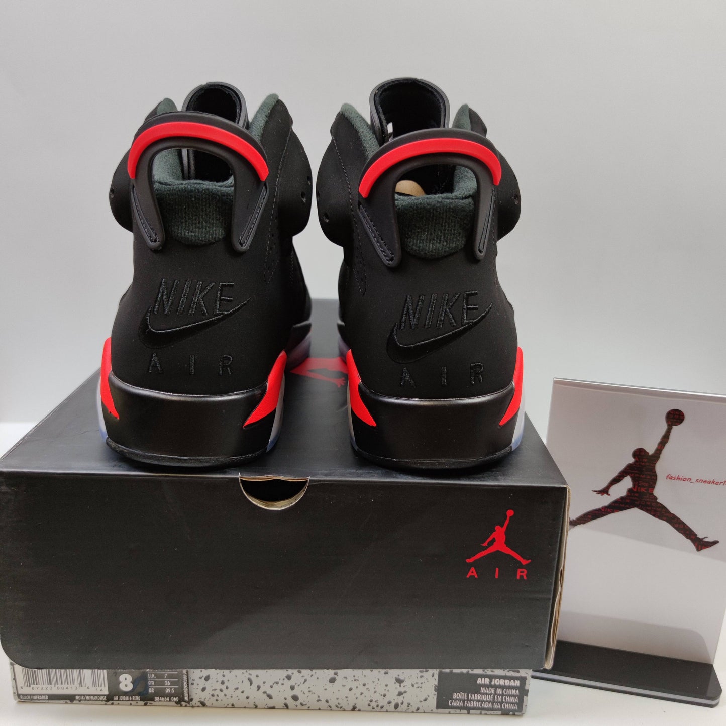 Air Jordan 6 Black Infrared 384664-060 - Fashion Sneaker1818