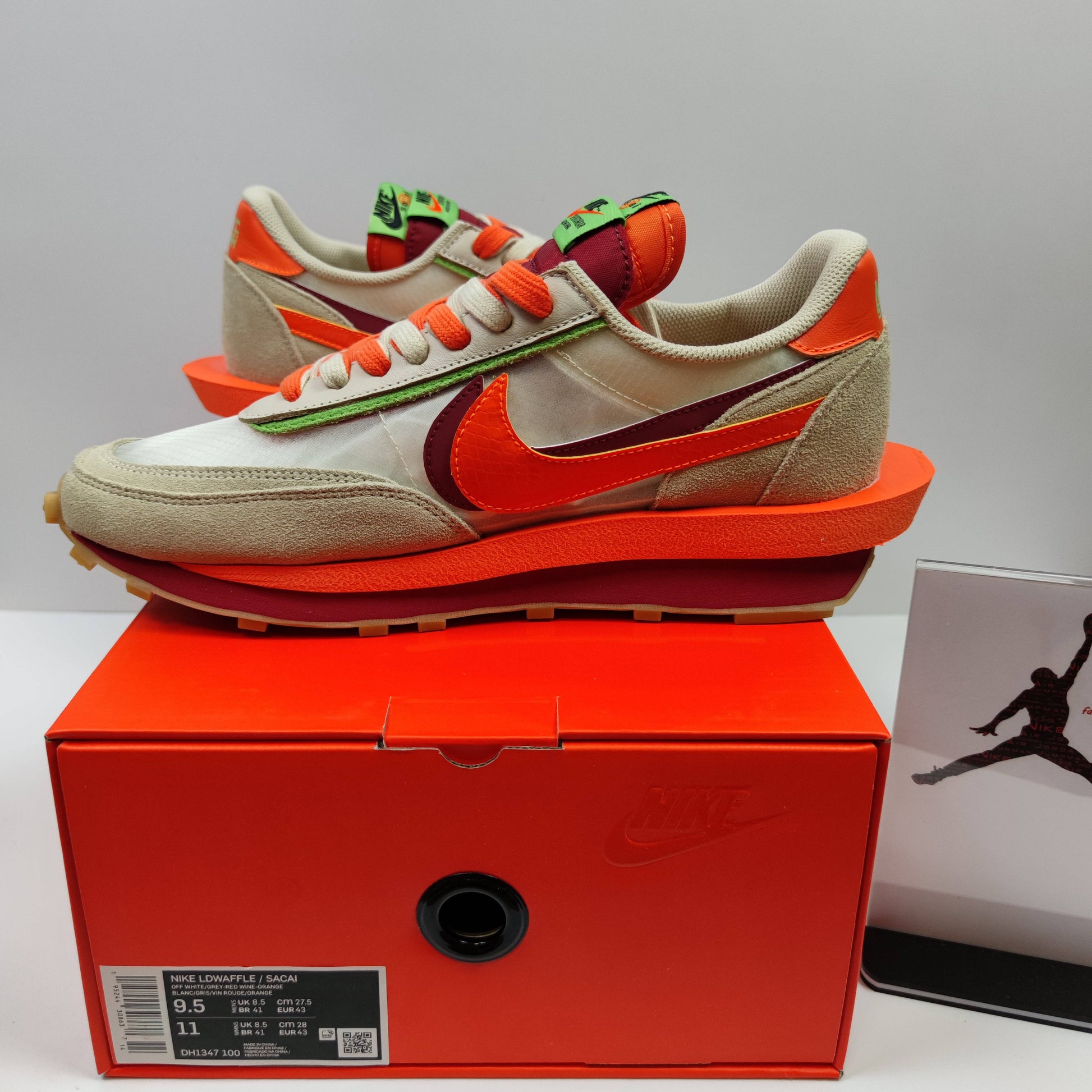 CLOT x Sacai x Nike LDWaffle "Orange Blaze" DH1347-100 - Fashion Sneaker1818