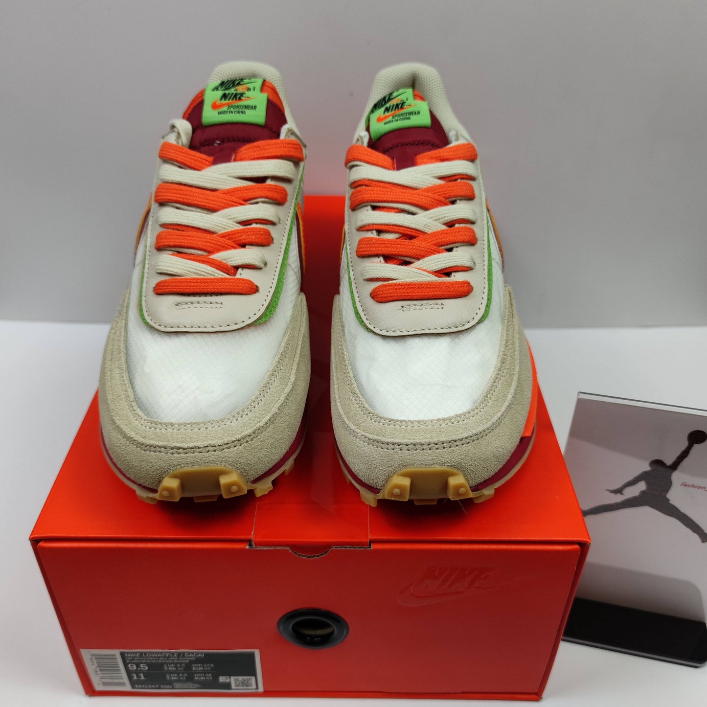 CLOT x Sacai x Nike LDWaffle "Orange Blaze" DH1347-100 - Fashion Sneaker1818