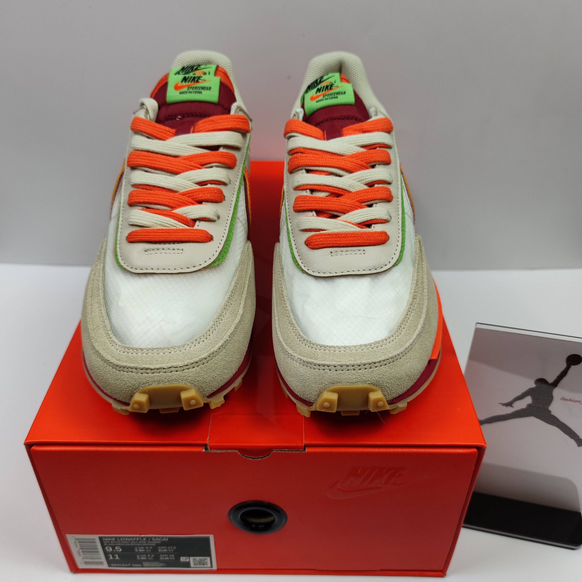 CLOT x Sacai x Nike LDWaffle "Orange Blaze" DH1347-100 - Fashion Sneaker1818