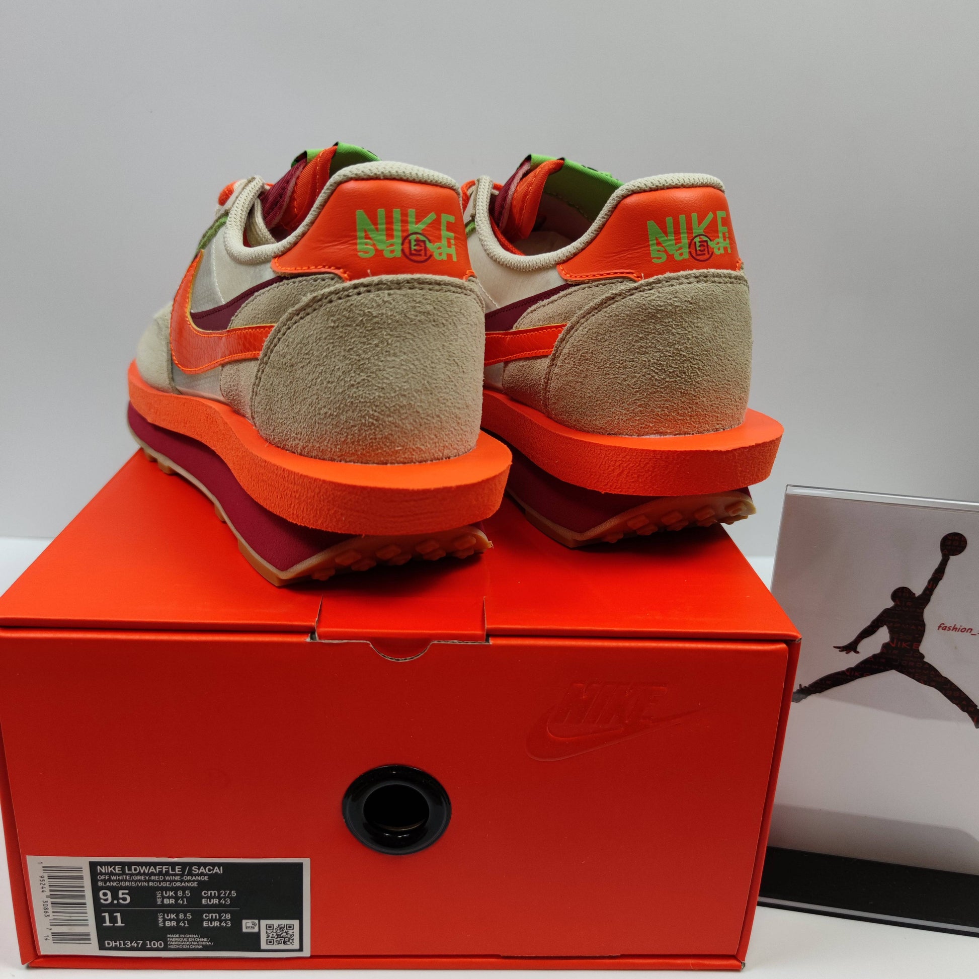 CLOT x Sacai x Nike LDWaffle "Orange Blaze" DH1347-100 - Fashion Sneaker1818