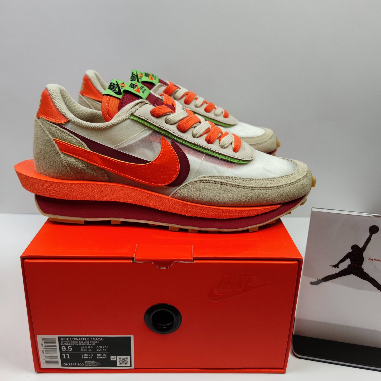 CLOT x Sacai x Nike LDWaffle "Orange Blaze" DH1347-100 - Fashion Sneaker1818