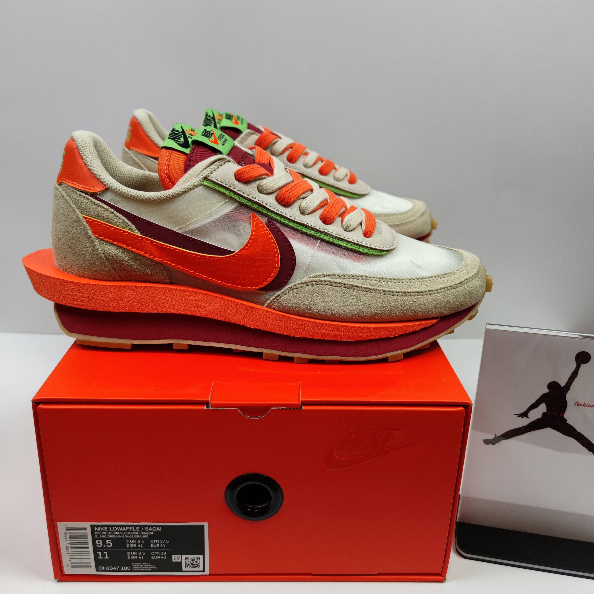CLOT x Sacai x Nike LDWaffle "Orange Blaze" DH1347-100 - Fashion Sneaker1818