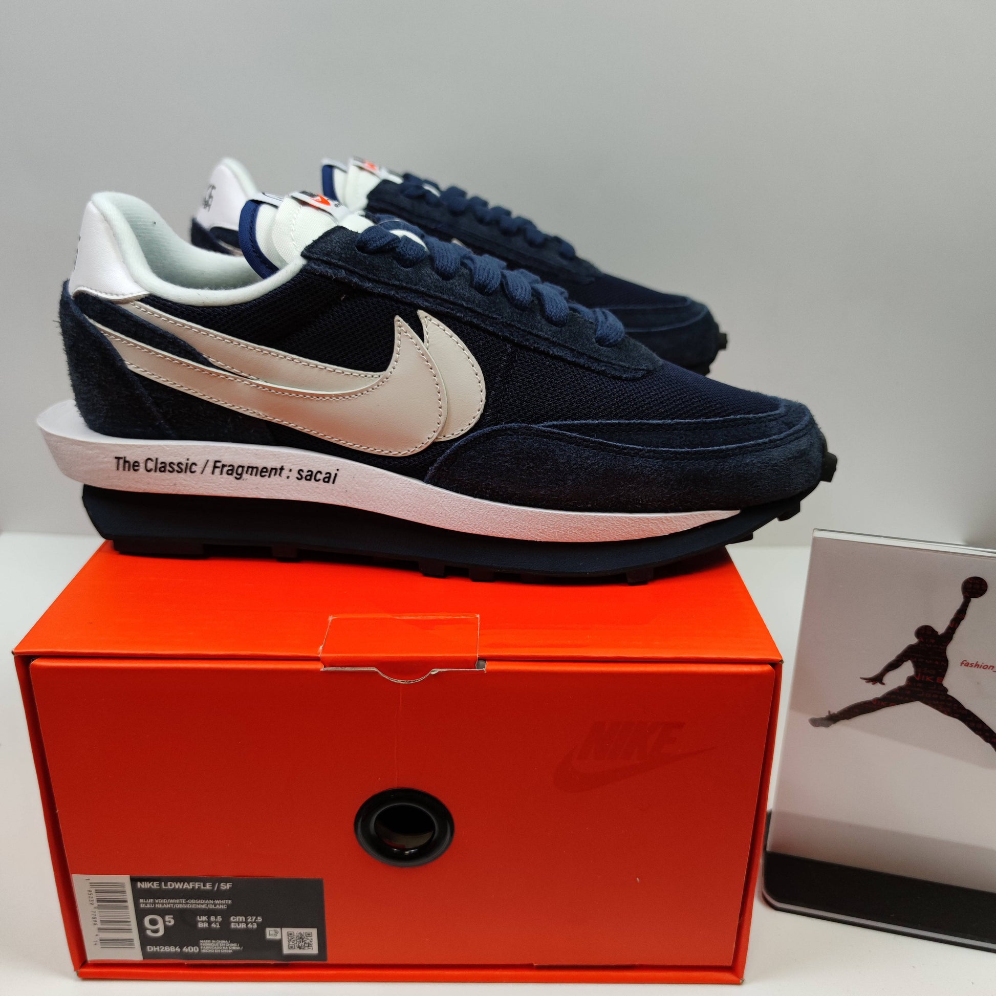 Fragment Design x Sacai x Nike LDWaffle "Blackened Blue" DH2684-400 - Fashion Sneaker1818