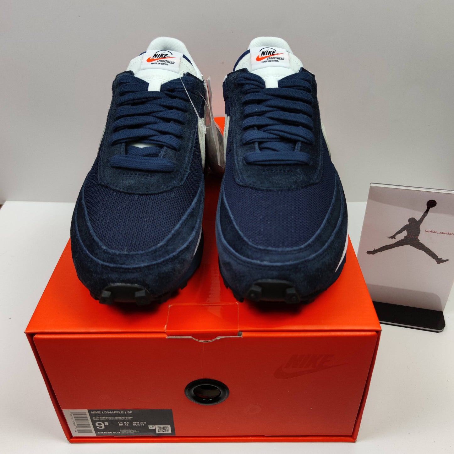 Fragment Design x Sacai x Nike LDWaffle "Blackened Blue" DH2684-400 - Fashion Sneaker1818