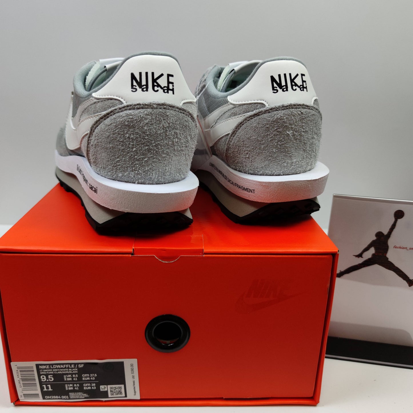 Fragment Design x Sacai x Nike LDWaffle "Light Smoke Grey" DH2684-001 - Fashion Sneaker1818