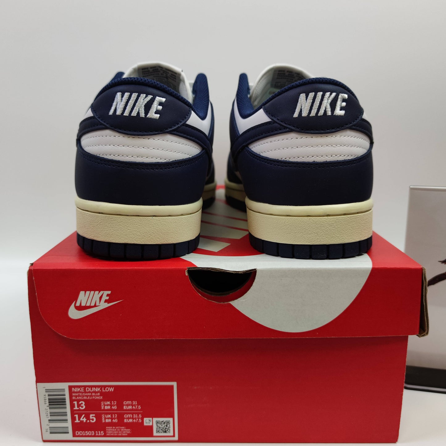 Nike Dunk Low "Midnight Navy and White" DD1503-115 - Fashion Sneaker1818
