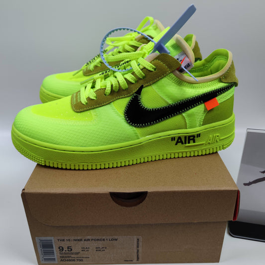 Nike x Off-White Air Force 1 Part 2 Volt THE TEN AO4606-700 - Fashion Sneaker1818