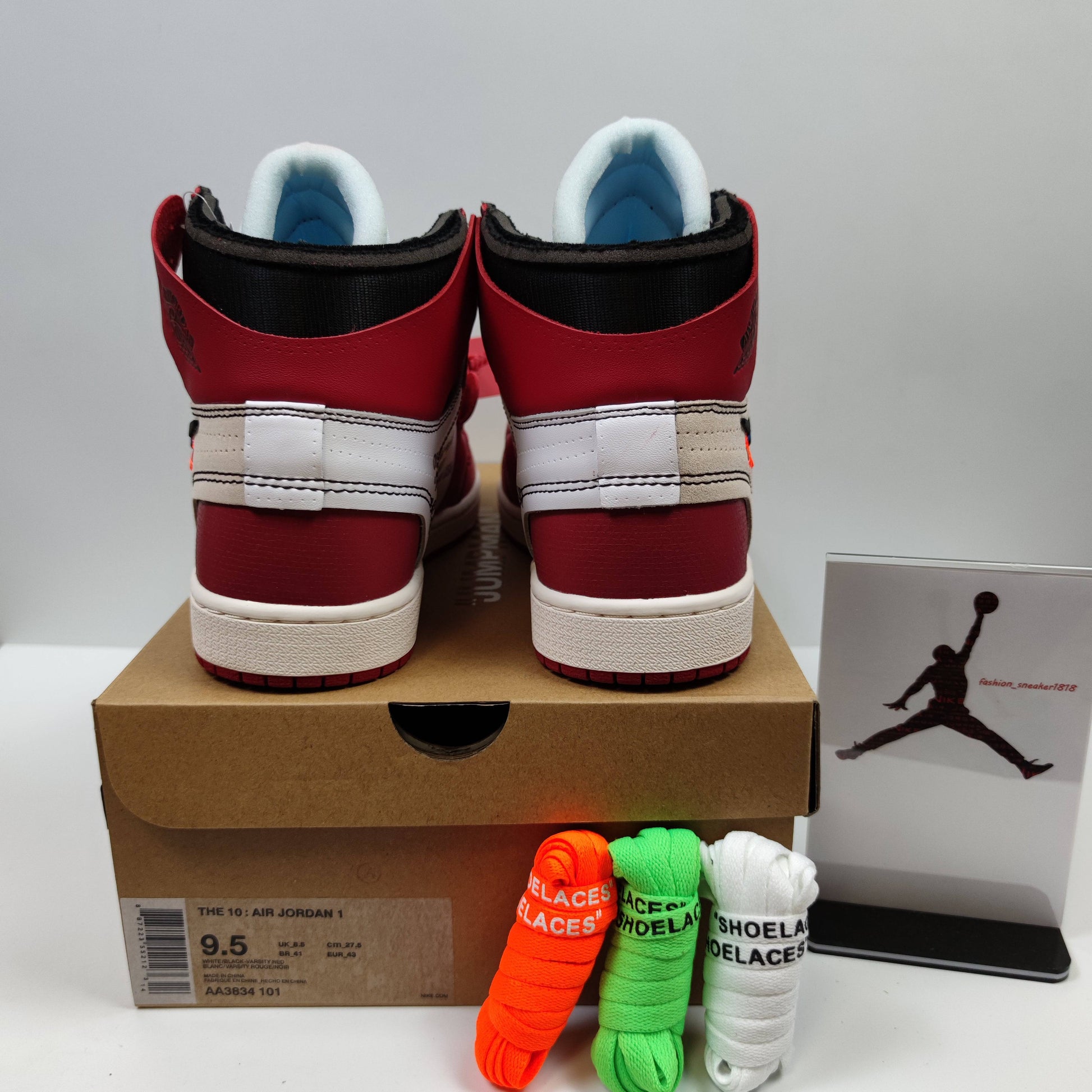 Off-White x Air Jordan 1 Retro High The Ten "Chicago" AA3834-101 - Fashion Sneaker1818