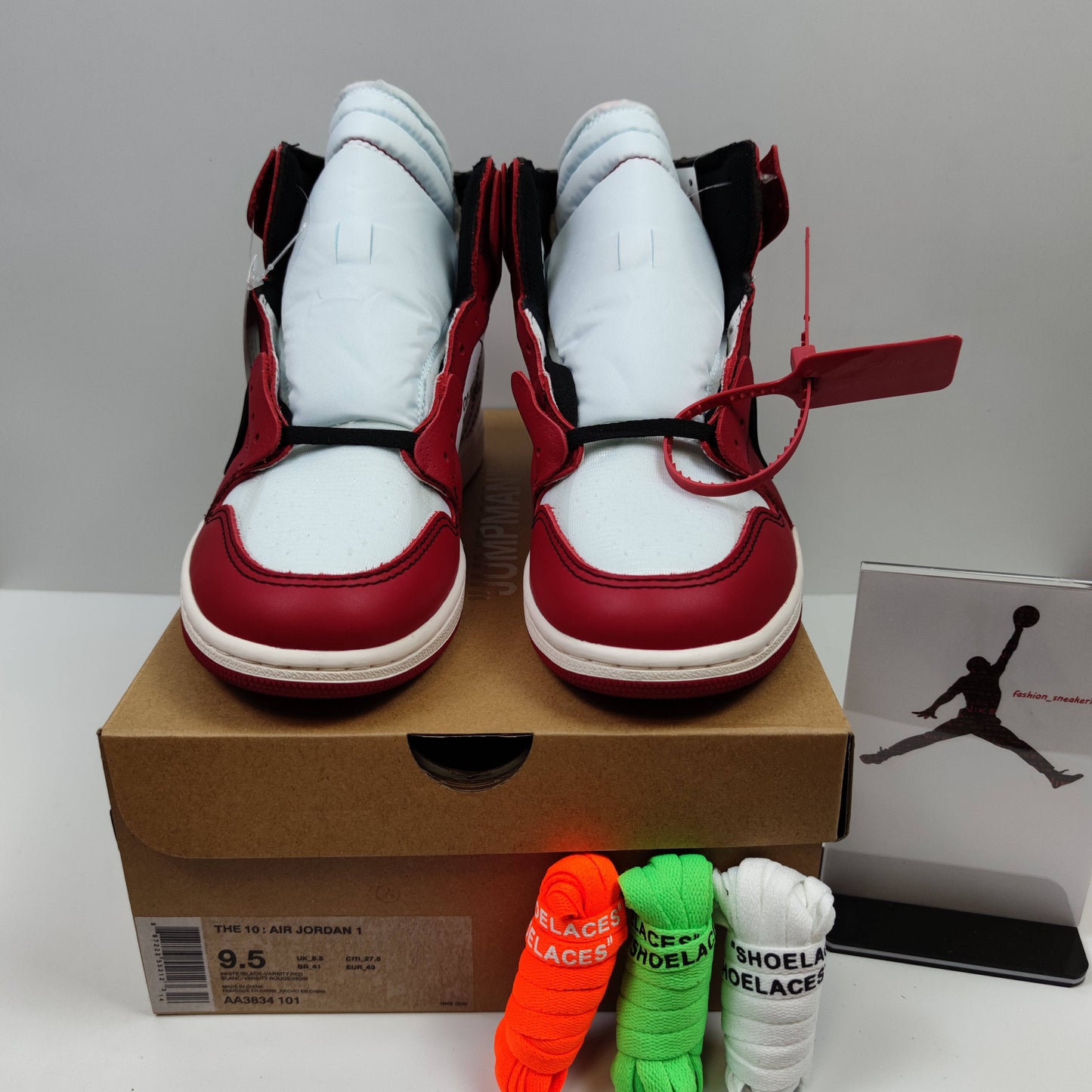 Off-White x Air Jordan 1 Retro High The Ten "Chicago" AA3834-101 - Fashion Sneaker1818