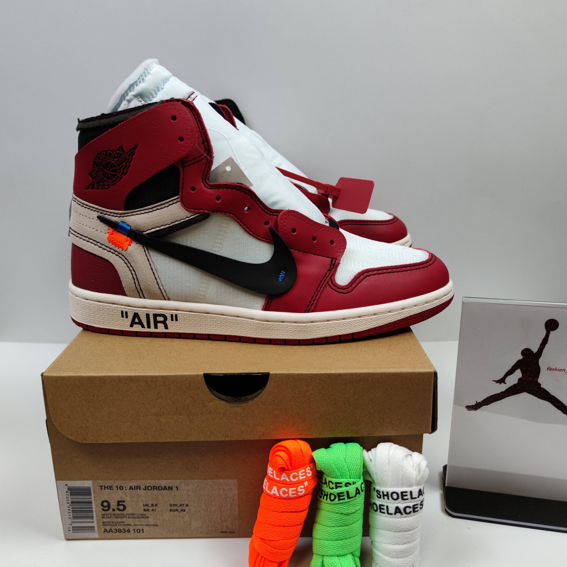 Off-White x Air Jordan 1 Retro High The Ten "Chicago" AA3834-101 - Fashion Sneaker1818
