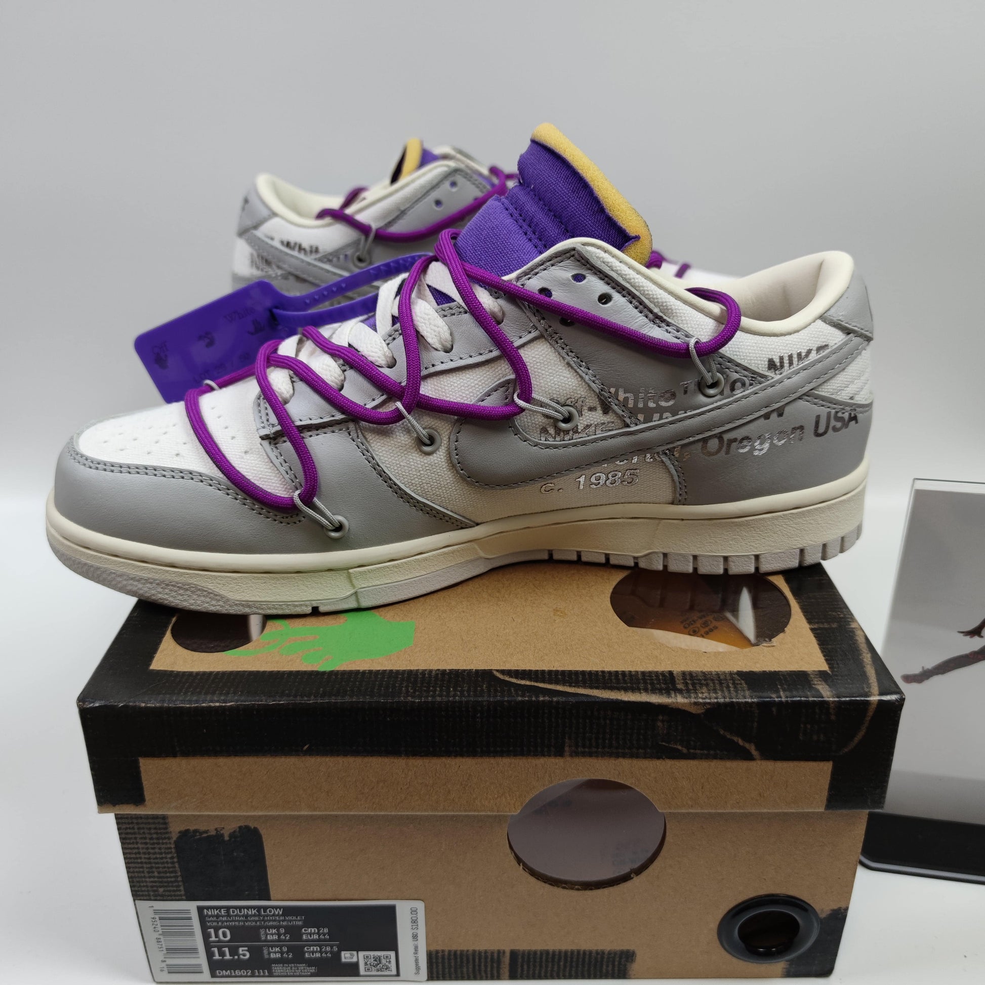 Off-White x Nike Dunk Low "The 50" NO.28 DM1602-111 - Fashion Sneaker1818