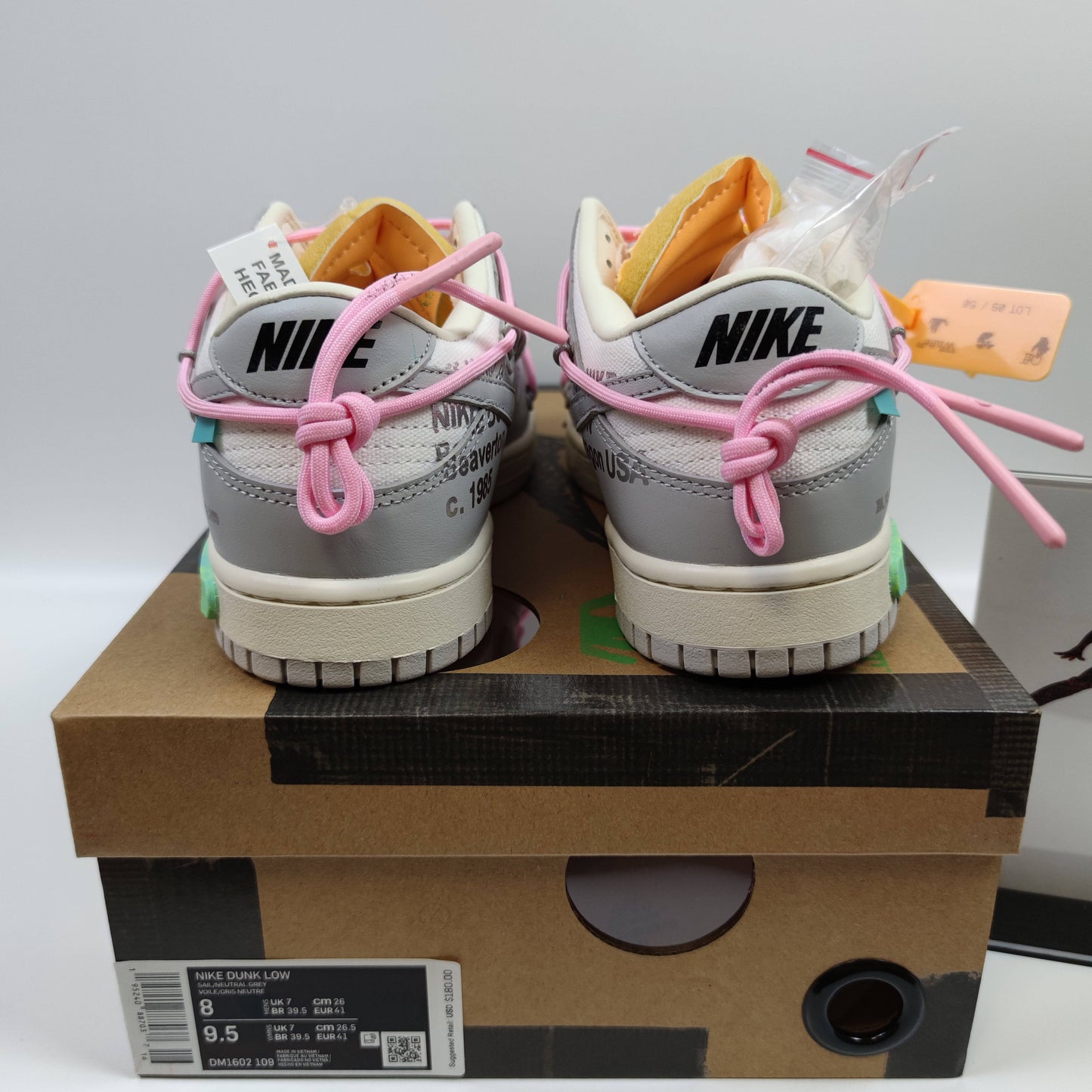 Off-White x Nike Dunk Low "The 50" NO.9 DM1602-109 - Fashion Sneaker1818