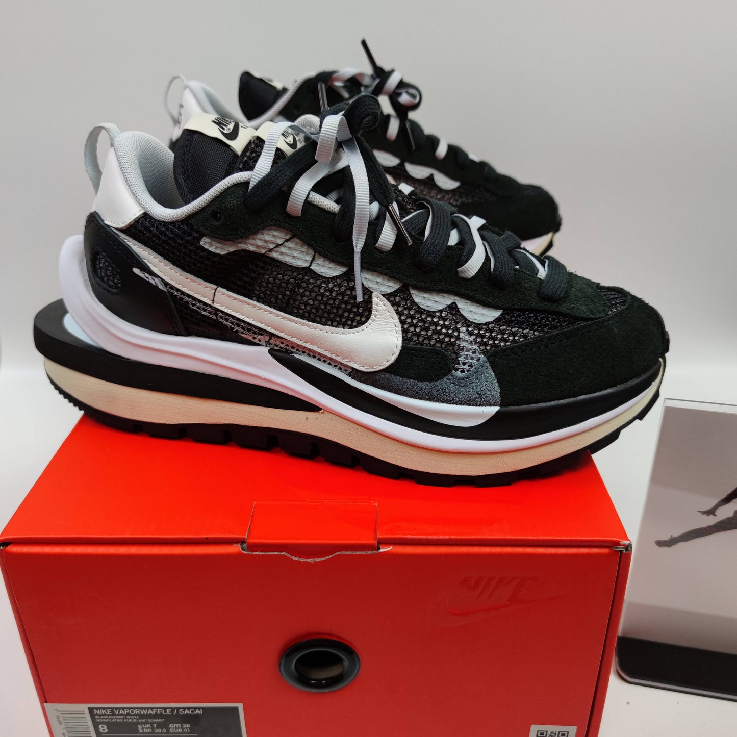 Sacai x Nike VaporWaffle "Black and White" CV1363-001 - Fashion Sneaker1818