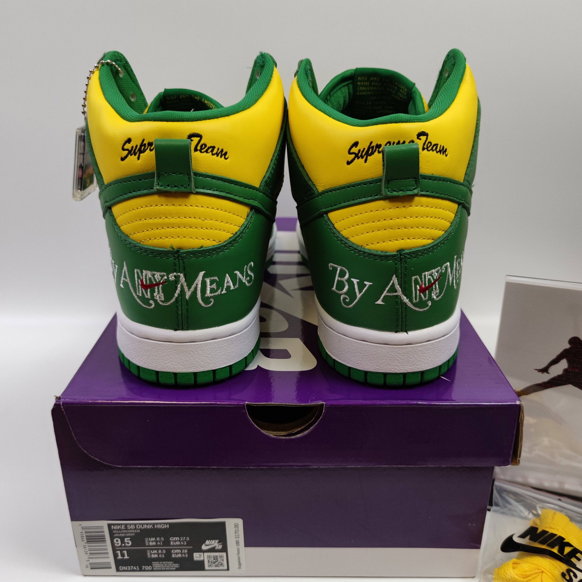 Supreme x Nike SB Dunk High "Brazil" DN3741-700 - Fashion Sneaker1818