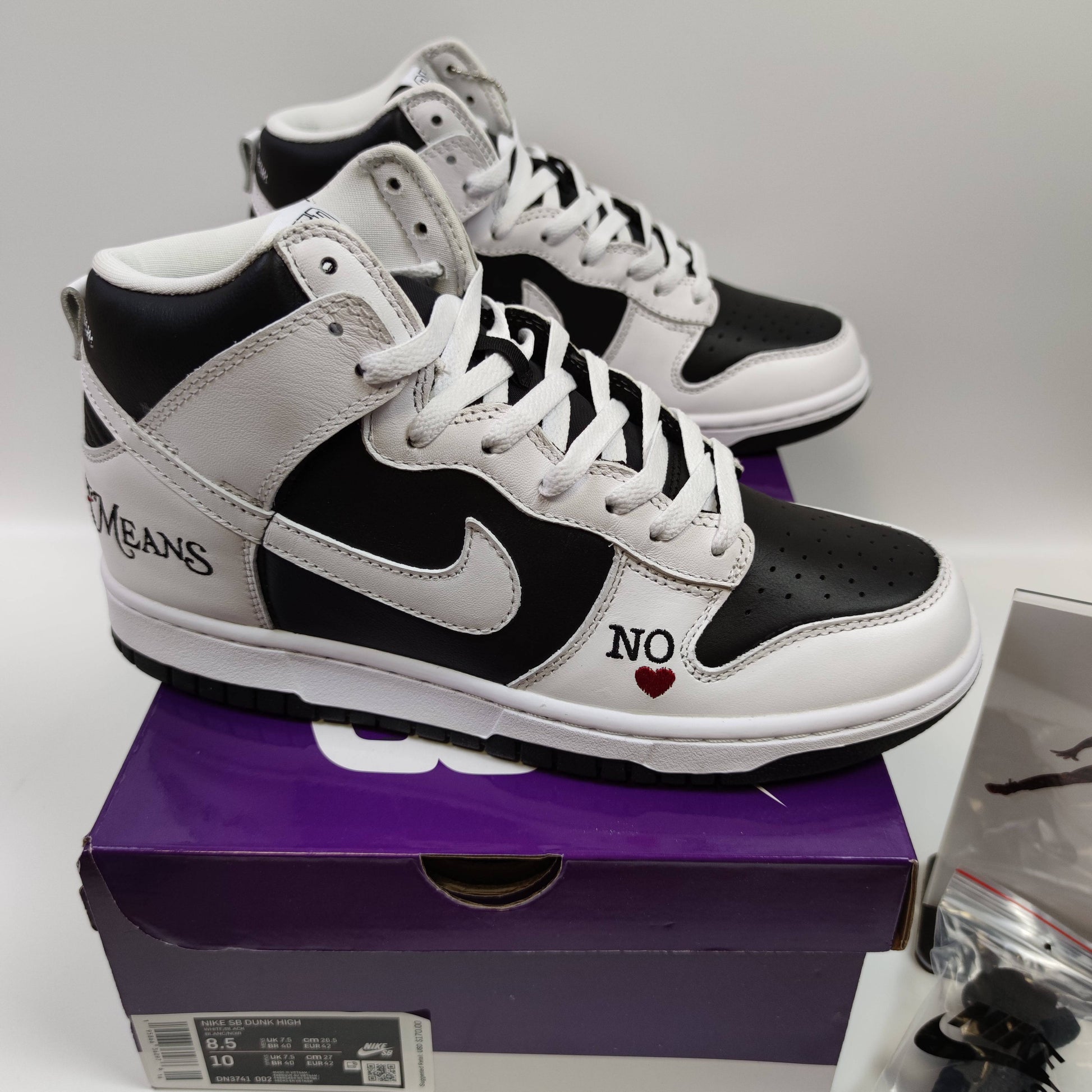 Supreme x Nike SB Dunk High "By Any Means" DN3741-002 - Fashion Sneaker1818