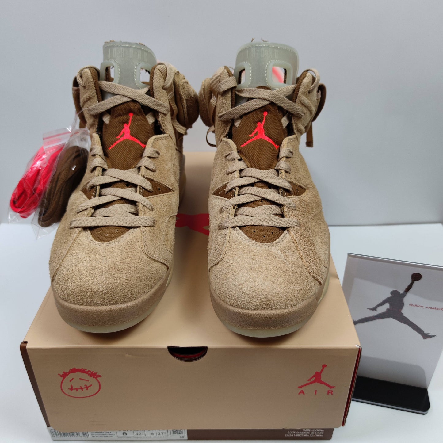 Travis Scott x Air Jordan 6 Retro SP "British Khaki" DH0690-200 - Fashion Sneaker1818