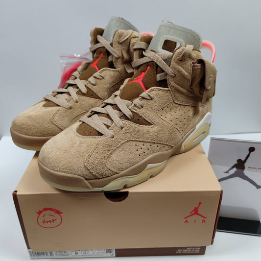 Travis Scott x Air Jordan 6 Retro SP "British Khaki" DH0690-200 - Fashion Sneaker1818