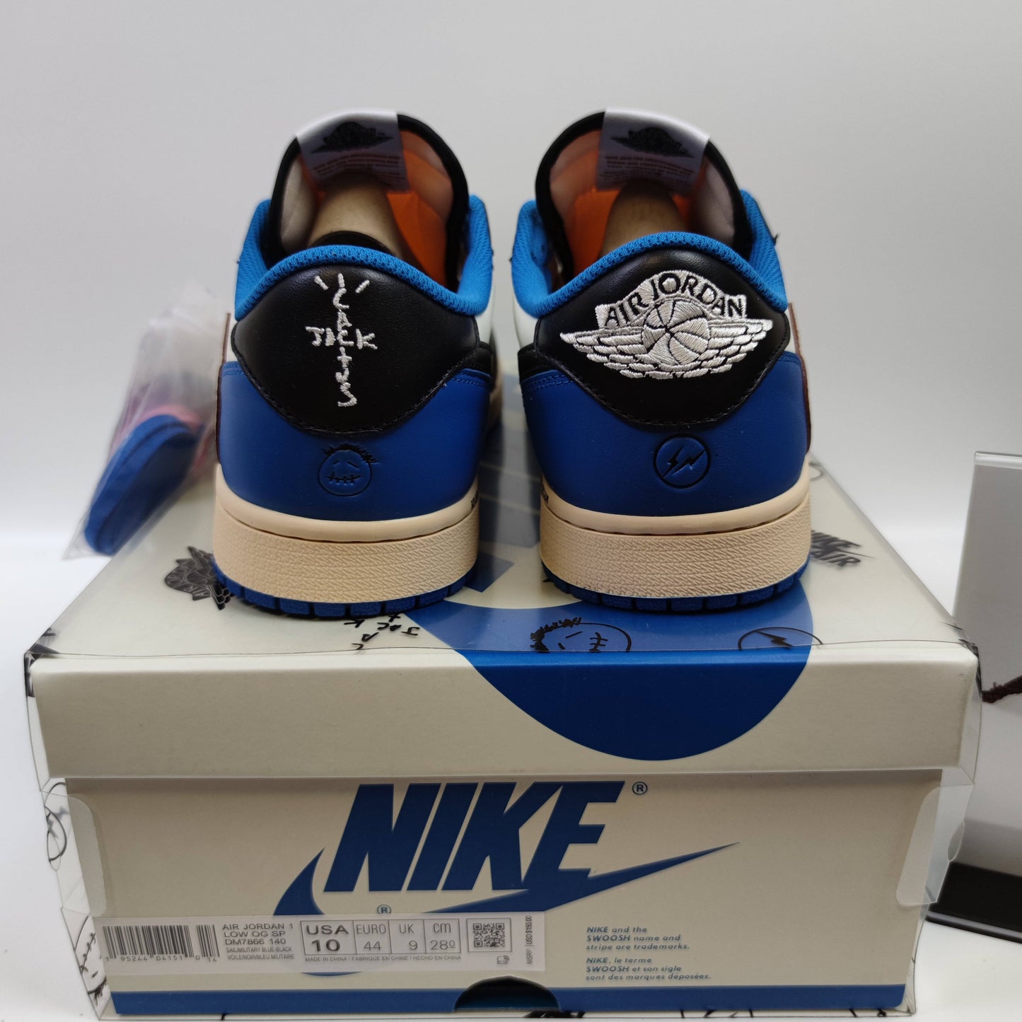Travis Scott x Fragment Design x Air Jordan 1 Low OG SP DM7866-140 - Fashion Sneaker1818
